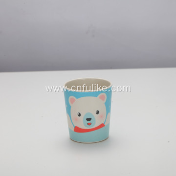 Children's Bamboo Tableware Cute Animal Dinnerware